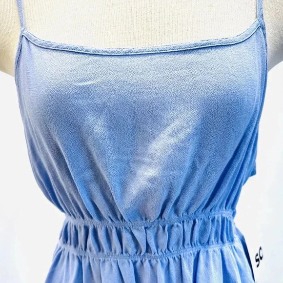 NWT SO GOODS FOR LIFE Juniors Pullover Adjustable Straps Cropped Blue Top Sz XL - Picture 4 of 13